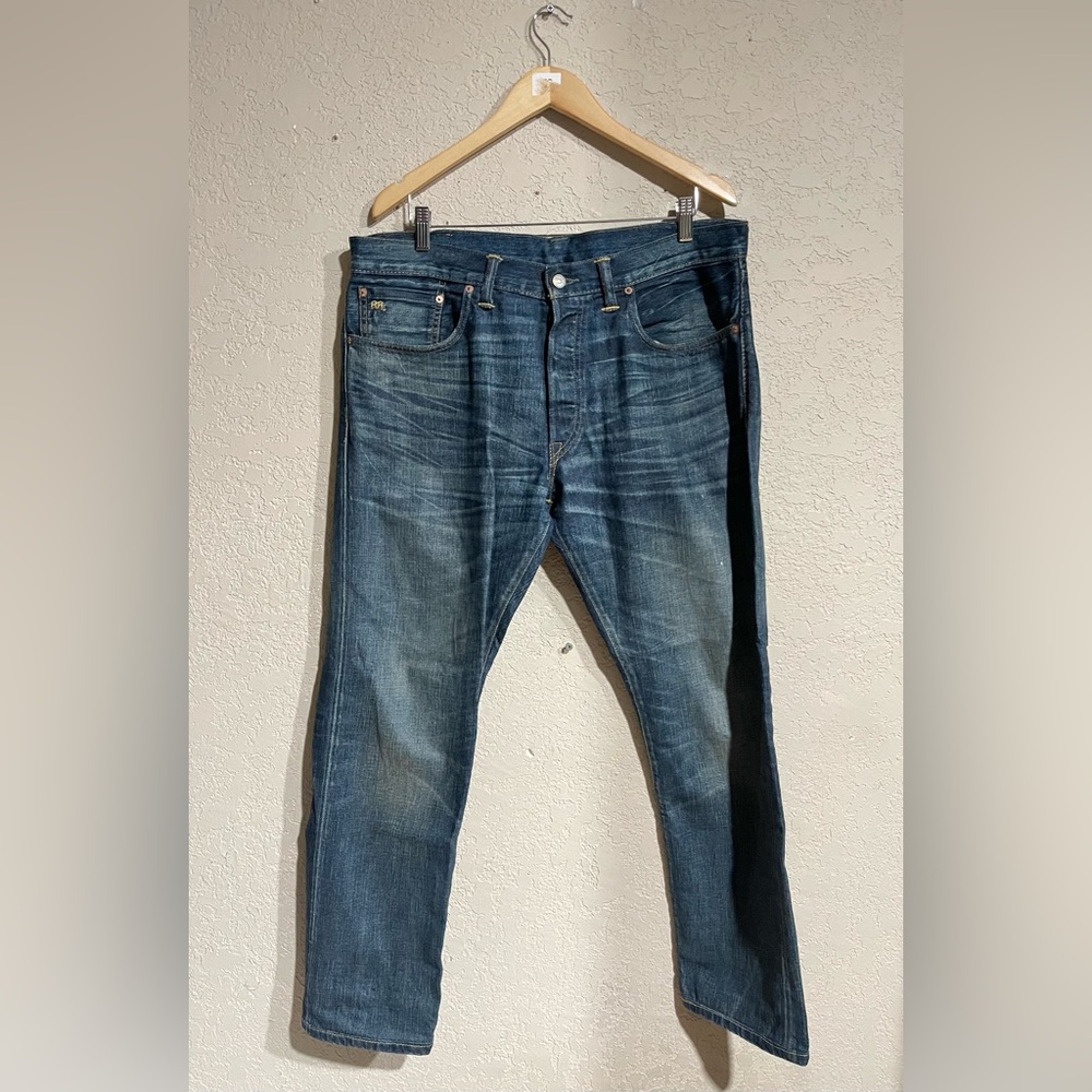 Ralph Lauren Double RL | Japan Woven Selvedge Slim Fit Jeans Size: 36 x 32